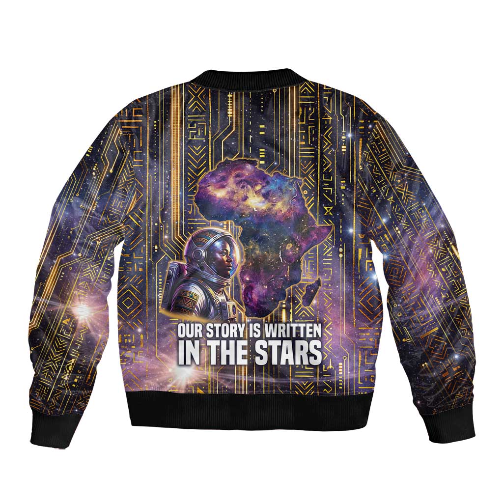 Afrofuturism Legacy Beyond Bomber Jacket African Astronaut Galaxy Mask