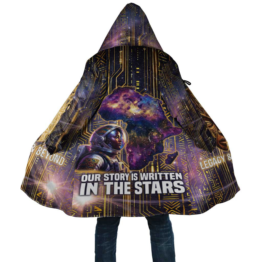Afrofuturism Legacy Beyond Cloak African Astronaut Galaxy Mask