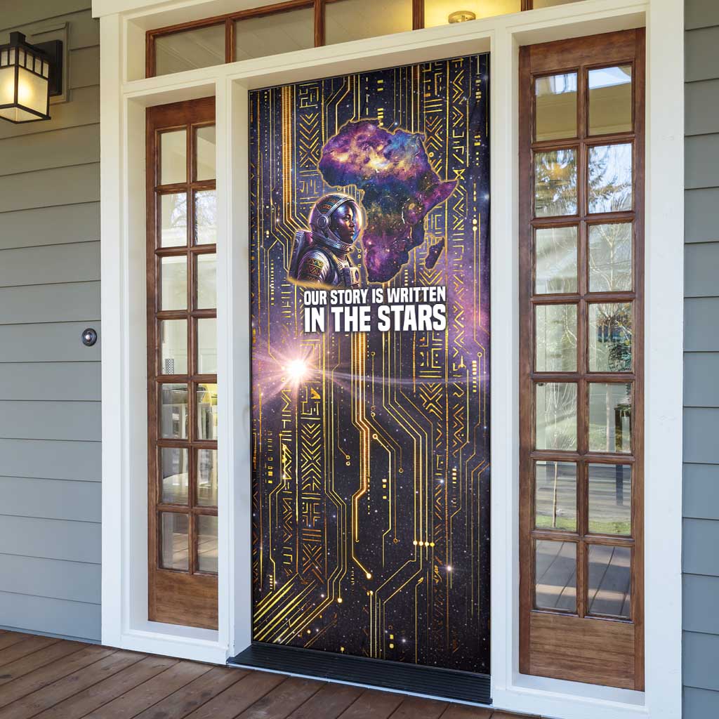 Afrofuturism Legacy Beyond Door Cover African Astronaut Galaxy Mask