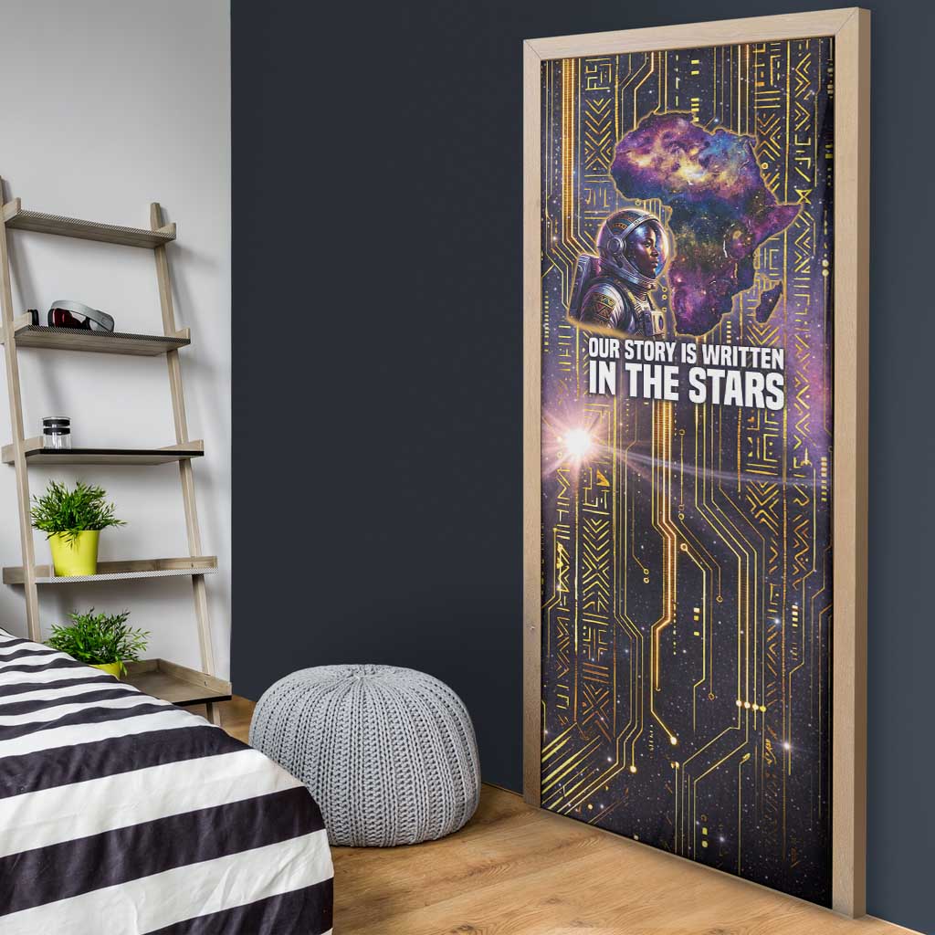 Afrofuturism Legacy Beyond Door Cover African Astronaut Galaxy Mask