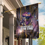 Afrofuturism Legacy Beyond Garden Flag African Astronaut Galaxy Mask