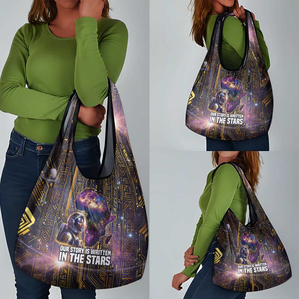 Afrofuturism Legacy Beyond Grocery Bag African Astronaut Galaxy Mask