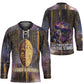 Afrofuturism Legacy Beyond Hockey Jersey African Astronaut Galaxy Mask