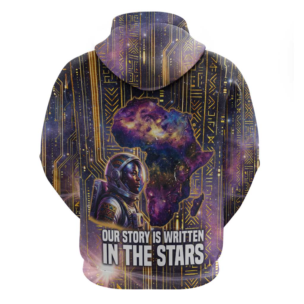 Afrofuturism Legacy Beyond Hoodie African Astronaut Galaxy Mask