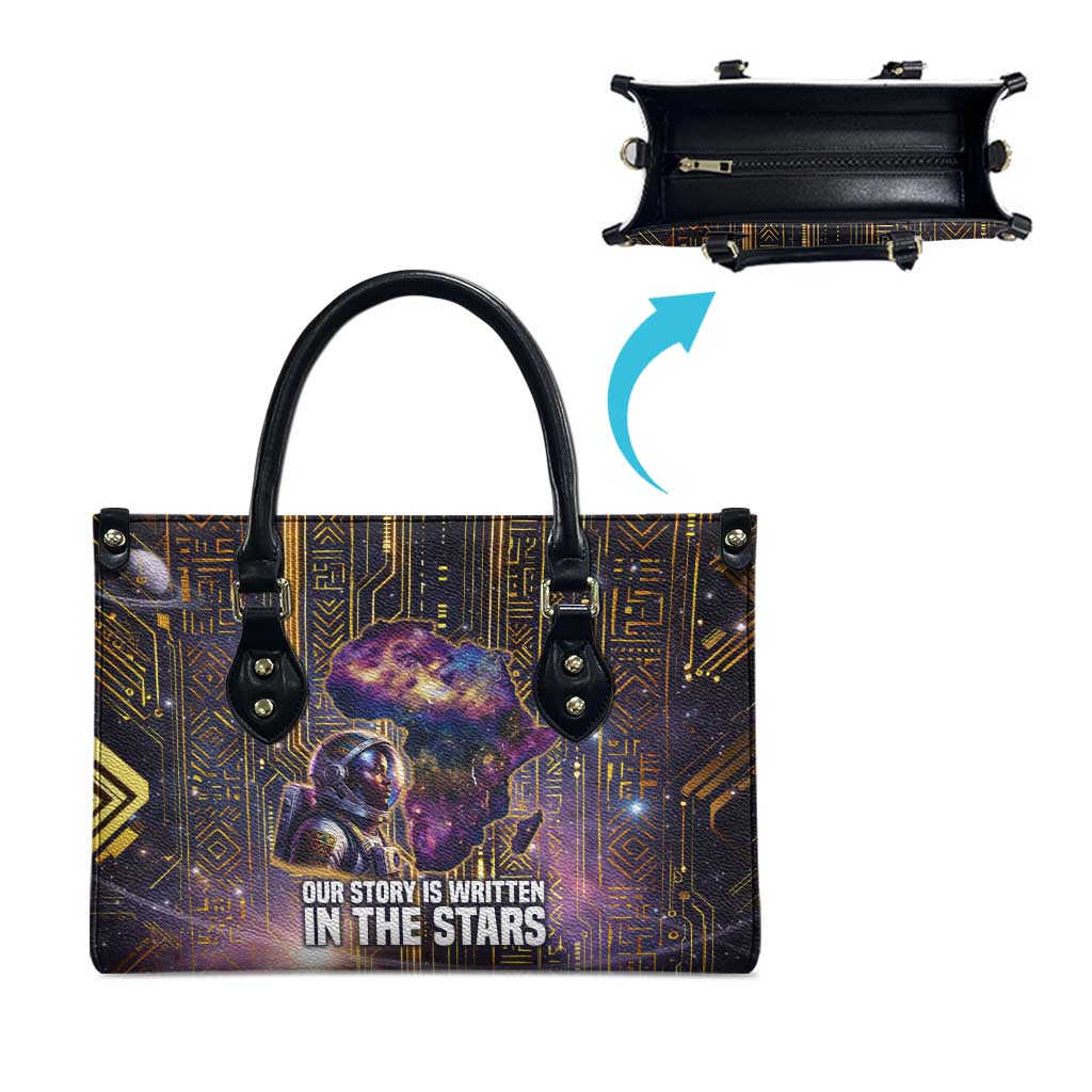 Afrofuturism Legacy Beyond Leather Bag African Astronaut Galaxy Mask