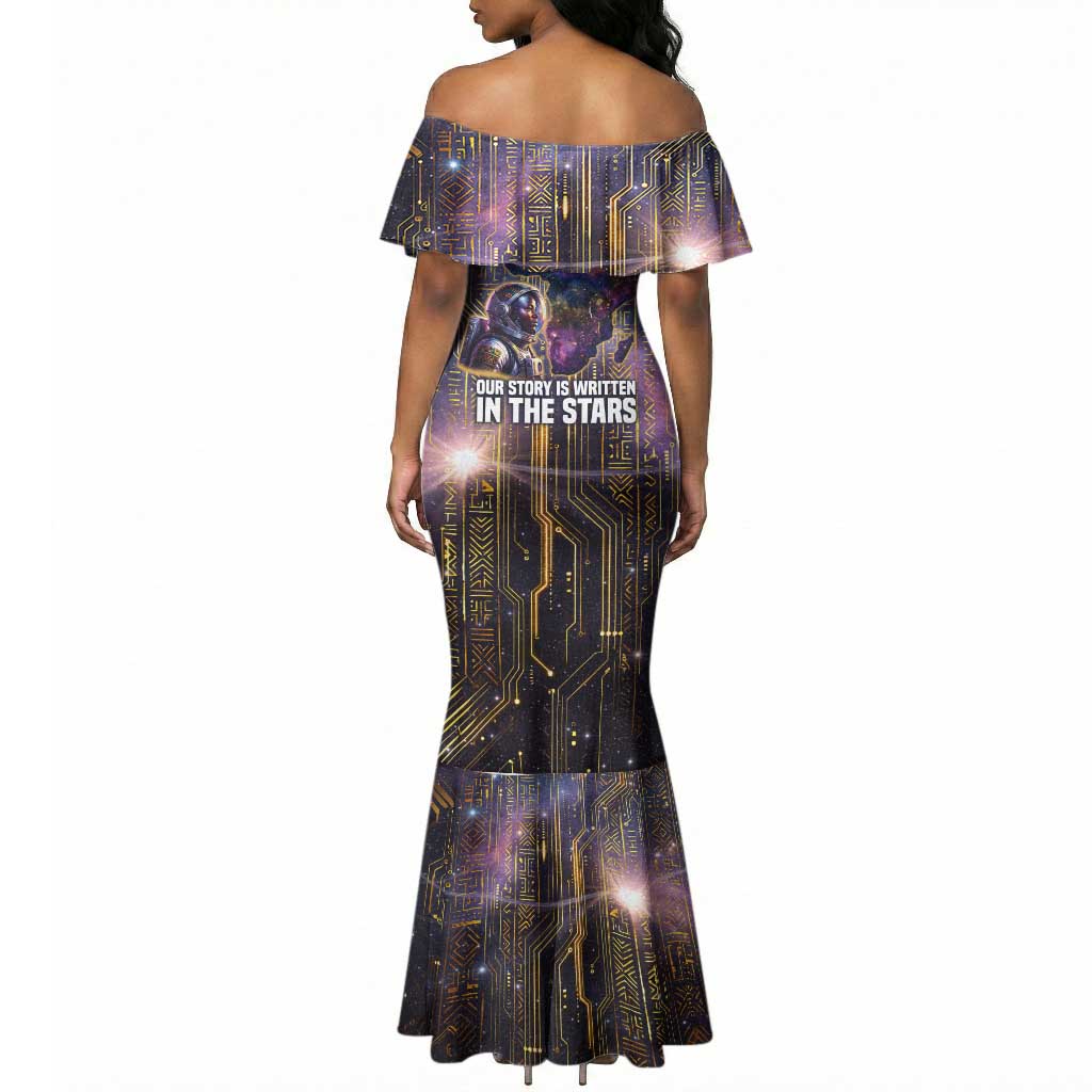 Afrofuturism Legacy Beyond Mermaid Dress African Astronaut Galaxy Mask