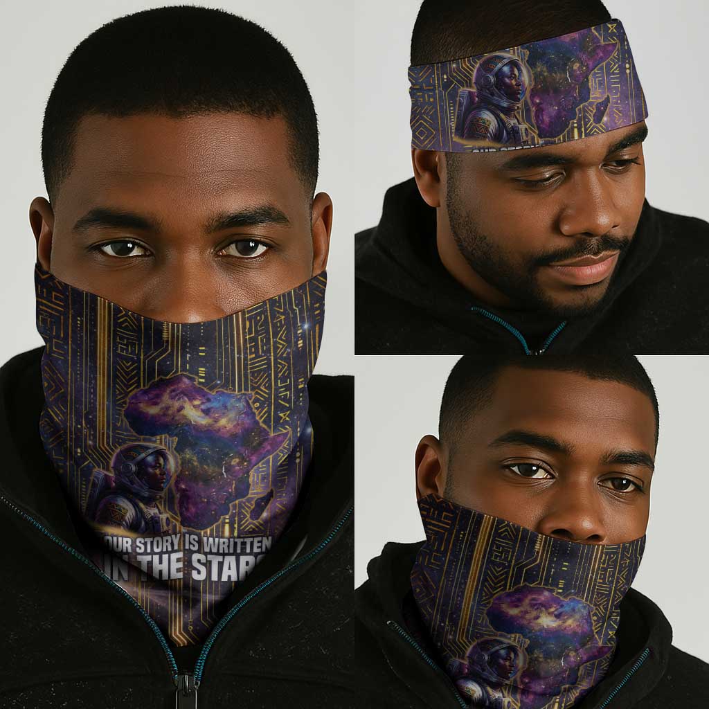 Afrofuturism Legacy Beyond Neck Gaiter African Astronaut Galaxy Mask