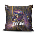 Afrofuturism Legacy Beyond Pillow Cover African Astronaut Galaxy Mask