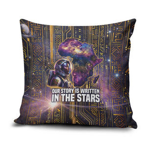Afrofuturism Legacy Beyond Pillow Cover African Astronaut Galaxy Mask
