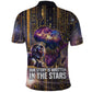 Afrofuturism Legacy Beyond Polo Shirt African Astronaut Galaxy Mask