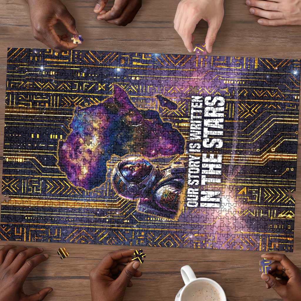 Afrofuturism Legacy Beyond Puzzle African Astronaut Galaxy Mask
