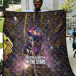 Afrofuturism Legacy Beyond Quilt African Astronaut Galaxy Mask