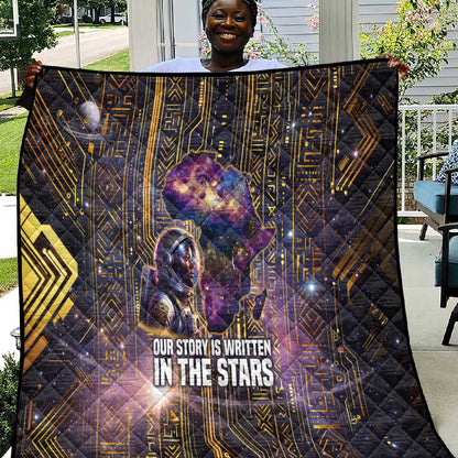 Afrofuturism Legacy Beyond Quilt African Astronaut Galaxy Mask