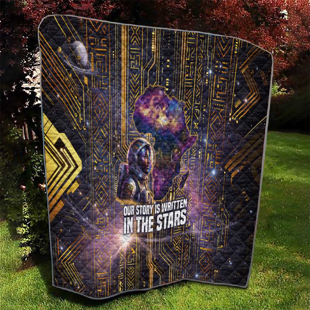 Afrofuturism Legacy Beyond Quilt African Astronaut Galaxy Mask