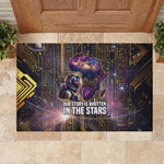 Afrofuturism Legacy Beyond Rubber Doormat African Astronaut Galaxy Mask