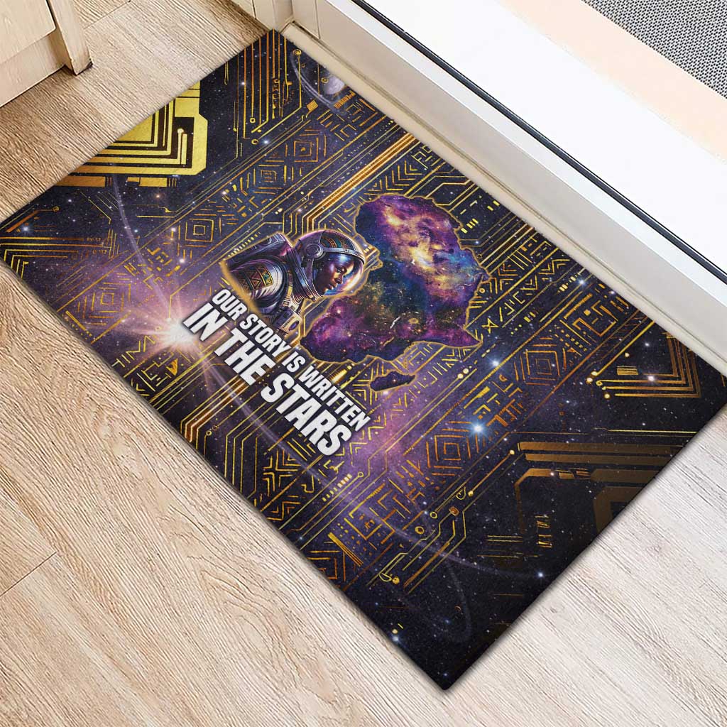 Afrofuturism Legacy Beyond Rubber Doormat African Astronaut Galaxy Mask