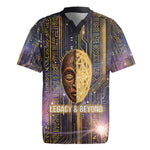 Afrofuturism Legacy Beyond Rugby Jersey African Astronaut Galaxy Mask