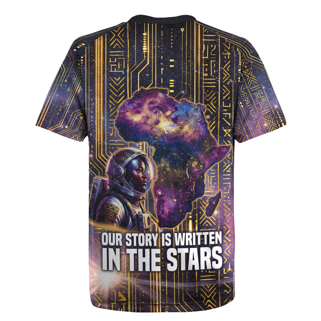 Afrofuturism Legacy Beyond Rugby Jersey African Astronaut Galaxy Mask