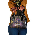 Afrofuturism Legacy Beyond Shoulder Handbag African Astronaut Galaxy Mask