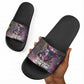 Afrofuturism Legacy Beyond Slide Sandals African Astronaut Galaxy Mask