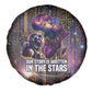 Afrofuturism Legacy Beyond Spare Tire Cover African Astronaut Galaxy Mask
