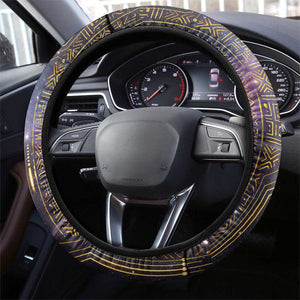 Afrofuturism Legacy Beyond Steering Wheel Cover African Astronaut Galaxy Mask