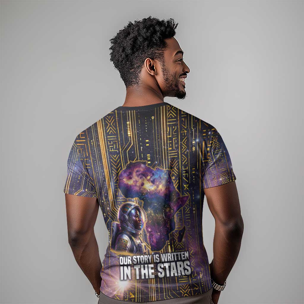 Afrofuturism Legacy Beyond T shirt African Astronaut Galaxy Mask
