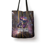Afrofuturism Legacy Beyond Tote Bag African Astronaut Galaxy Mask