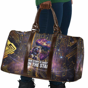 Afrofuturism Legacy Beyond Travel Bag African Astronaut Galaxy Mask