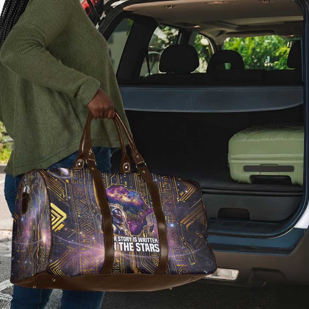 Afrofuturism Legacy Beyond Travel Bag African Astronaut Galaxy Mask