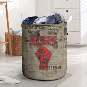 Louder Than Silence African Laundry Basket Civil Rights News Megaphone