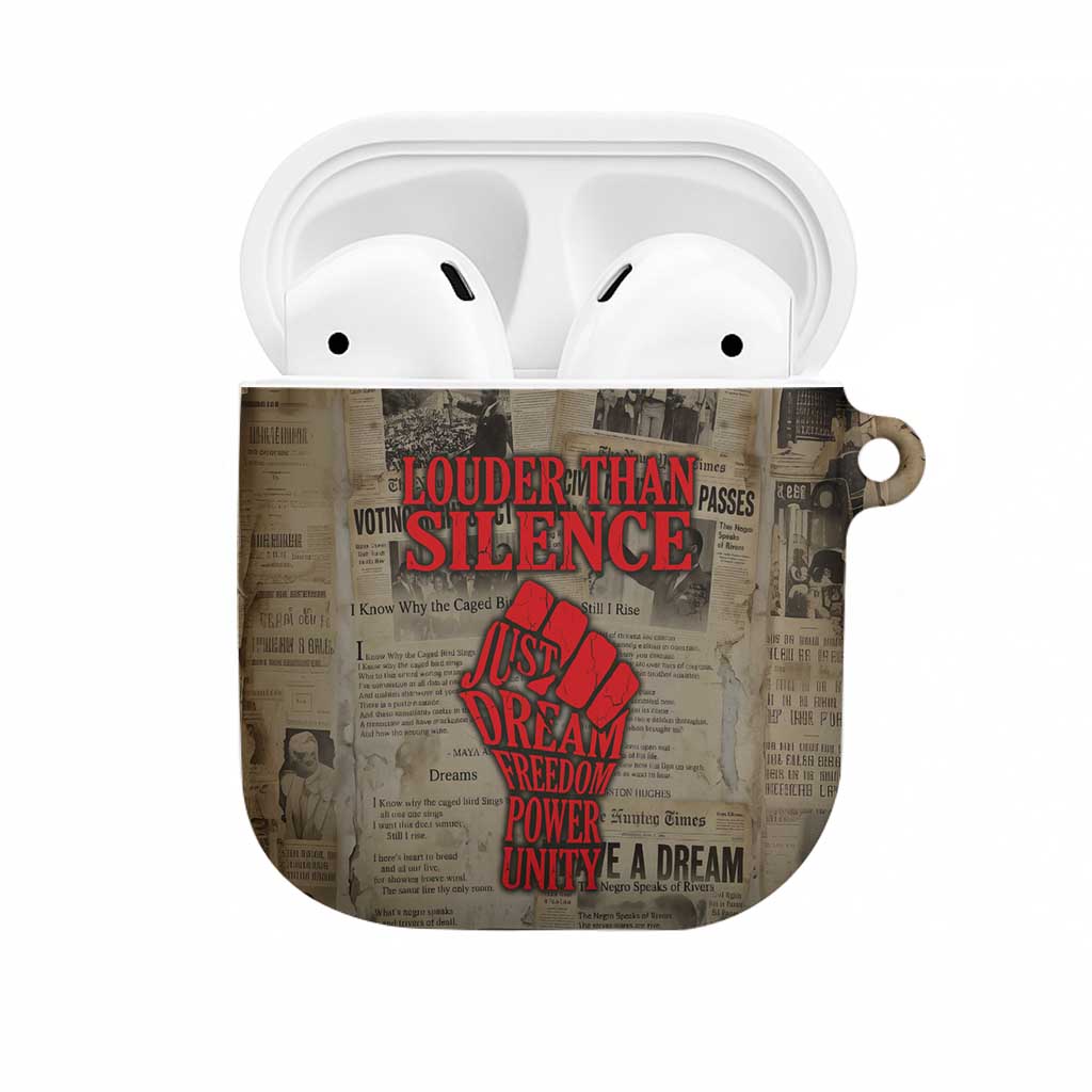 Louder Than Silence African AirPods Case Civil Rights News Megaphone
