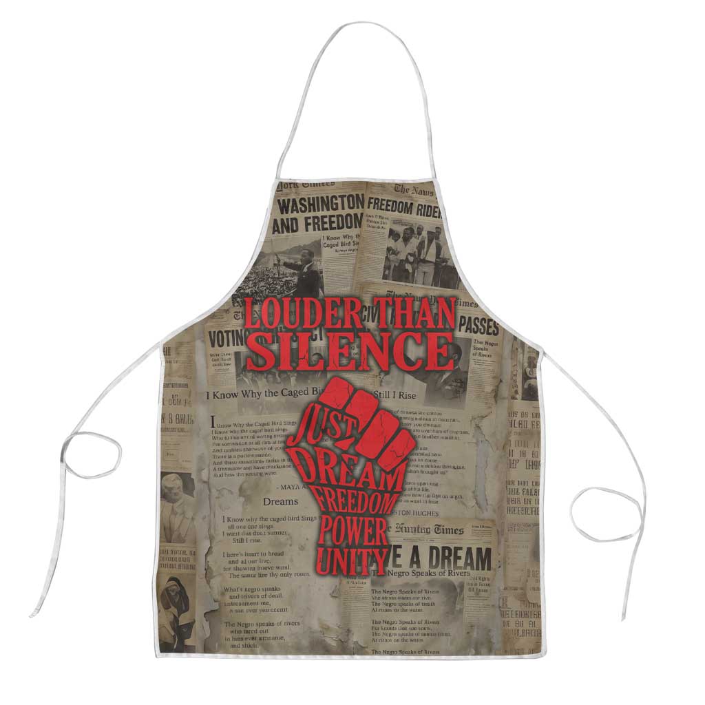 Louder Than Silence African Apron Civil Rights News Megaphone
