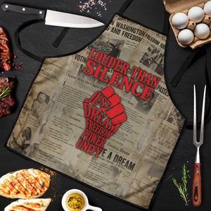 Louder Than Silence African Apron Civil Rights News Megaphone