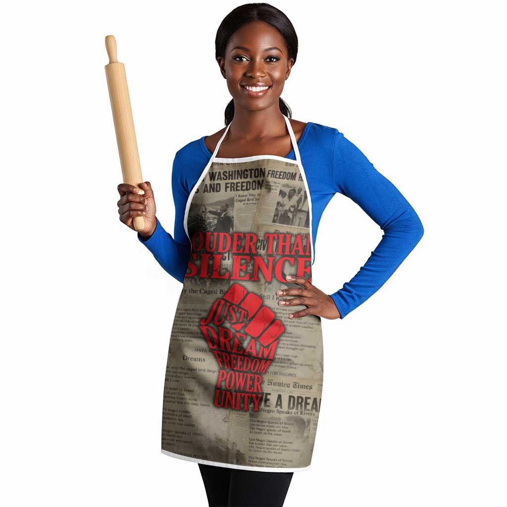 Louder Than Silence African Apron Civil Rights News Megaphone