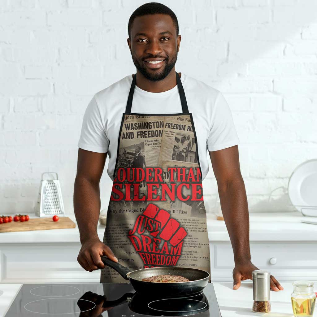Louder Than Silence African Apron Civil Rights News Megaphone