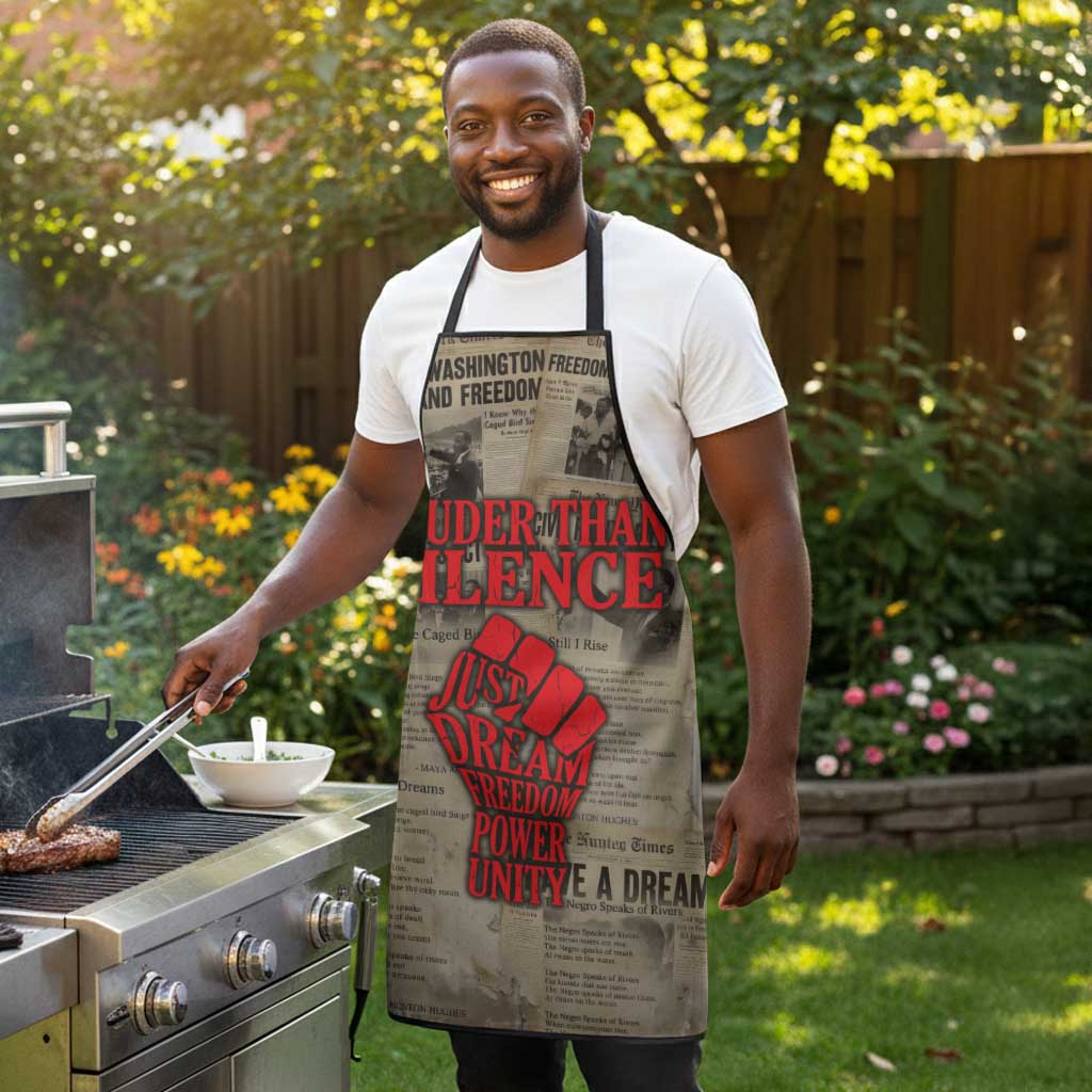 Louder Than Silence African Apron Civil Rights News Megaphone