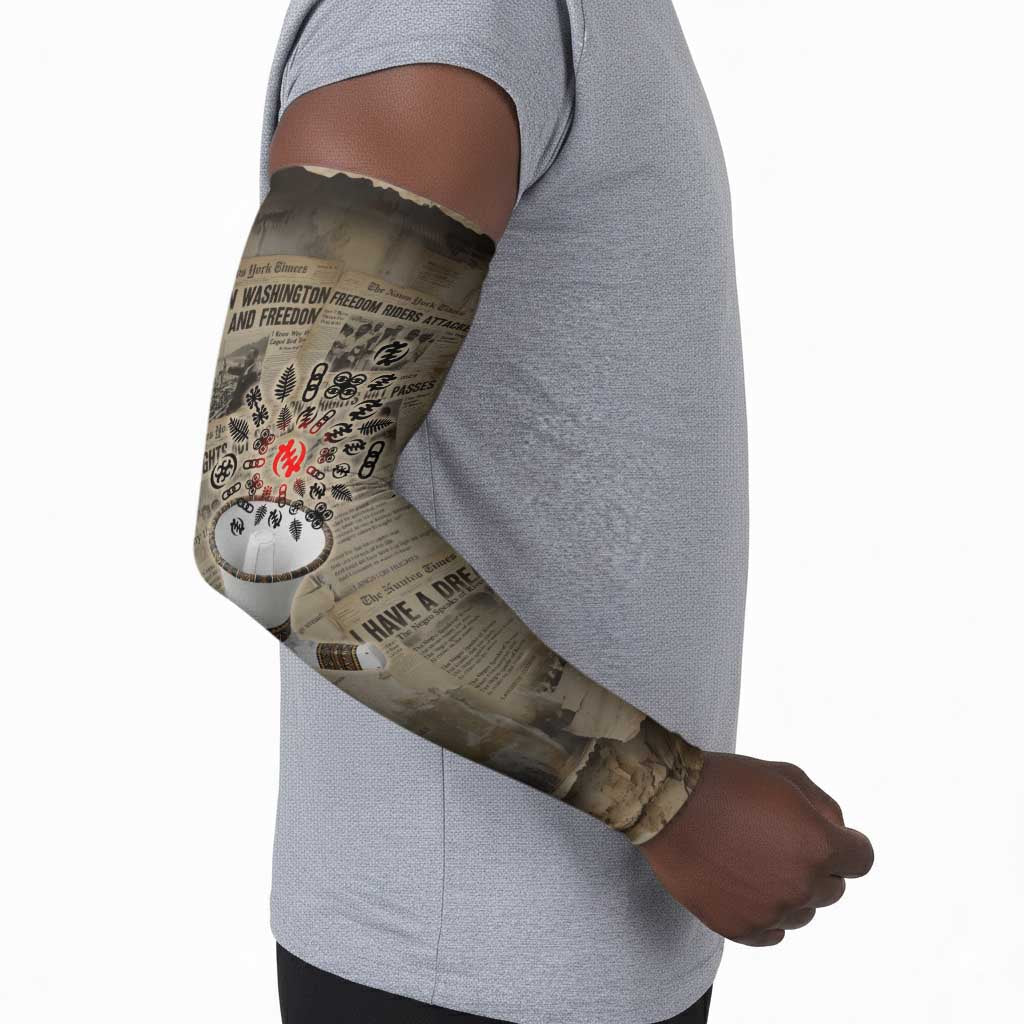 Louder Than Silence African Arm Sleeves Civil Rights News Megaphone
