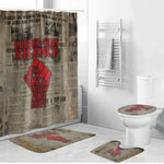 Louder Than Silence African Bathroom Set Civil Rights News Megaphone
