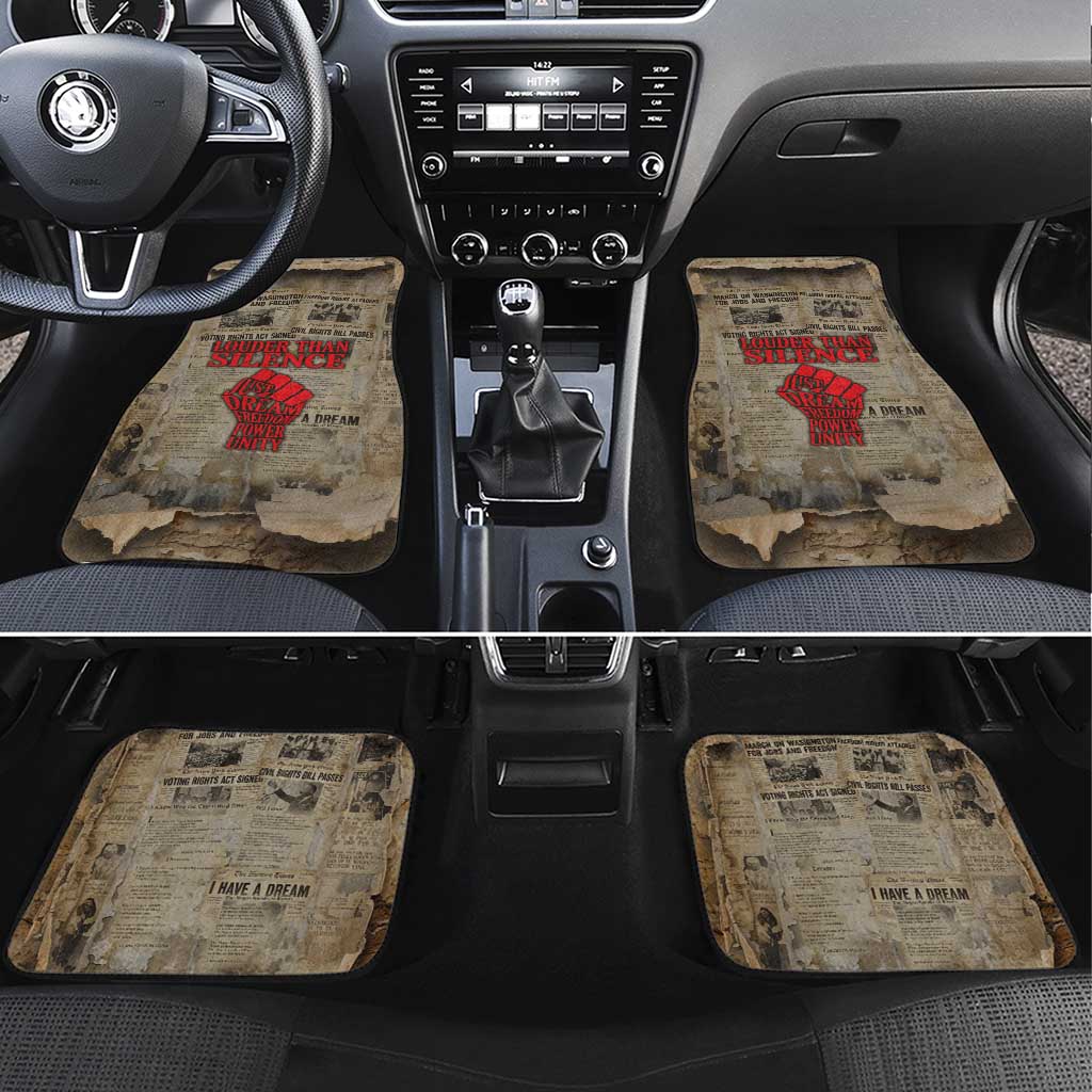 Louder Than Silence African Car Mats Civil Rights News Megaphone