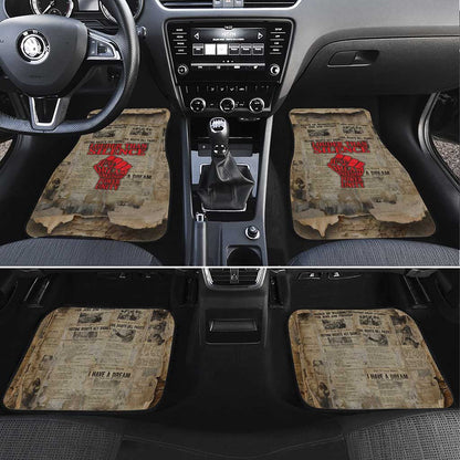 Louder Than Silence African Car Mats Civil Rights News Megaphone
