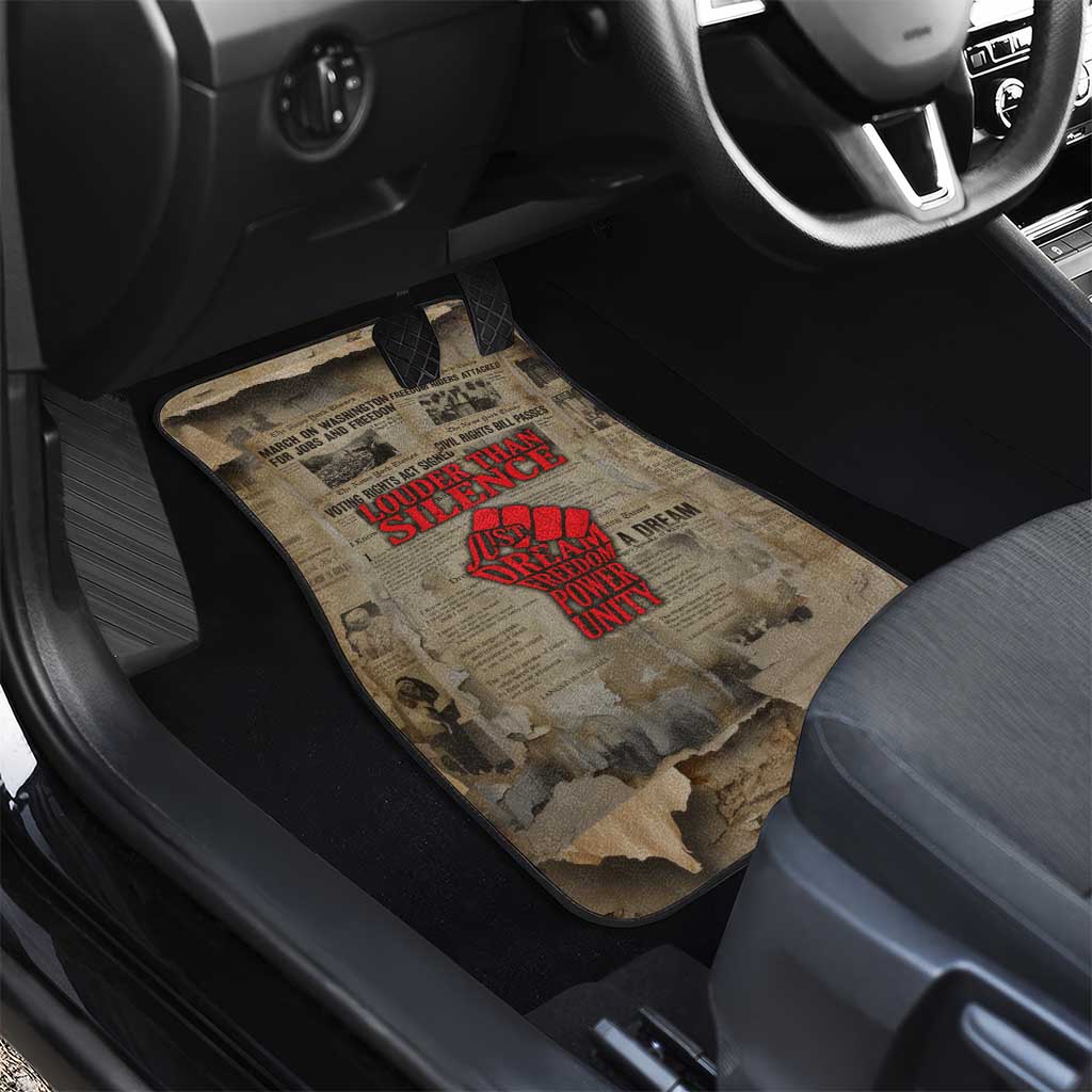 Louder Than Silence African Car Mats Civil Rights News Megaphone