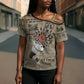 Louder Than Silence African Cross Shoulder Shirt Civil Rights News Megaphone