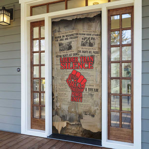Louder Than Silence African Door Cover Civil Rights News Megaphone