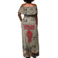 Louder Than Silence African Off Shoulder Maxi Dress Civil Rights News Megaphone