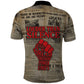 Louder Than Silence African Polo Shirt Civil Rights News Megaphone