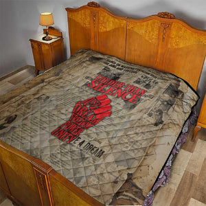 Louder Than Silence African Quilt Civil Rights News Megaphone