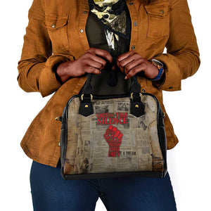 Louder Than Silence African Shoulder Handbag Civil Rights News Megaphone