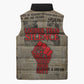 Louder Than Silence African Sleeveless Puffer Jacket Civil Rights News Megaphone