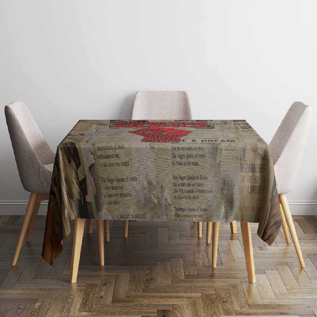 Louder Than Silence African Tablecloth Civil Rights News Megaphone